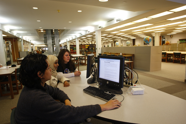 international students-library