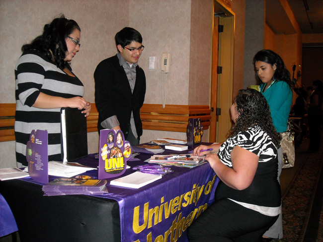 multicultural recruitment table